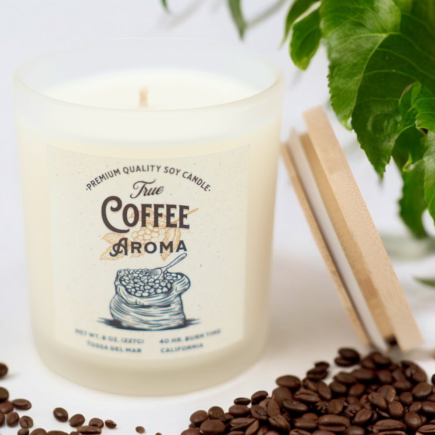 TRUE COFFEE AROMA Soy Candle - Where Every Flicker is Freshly Brewed