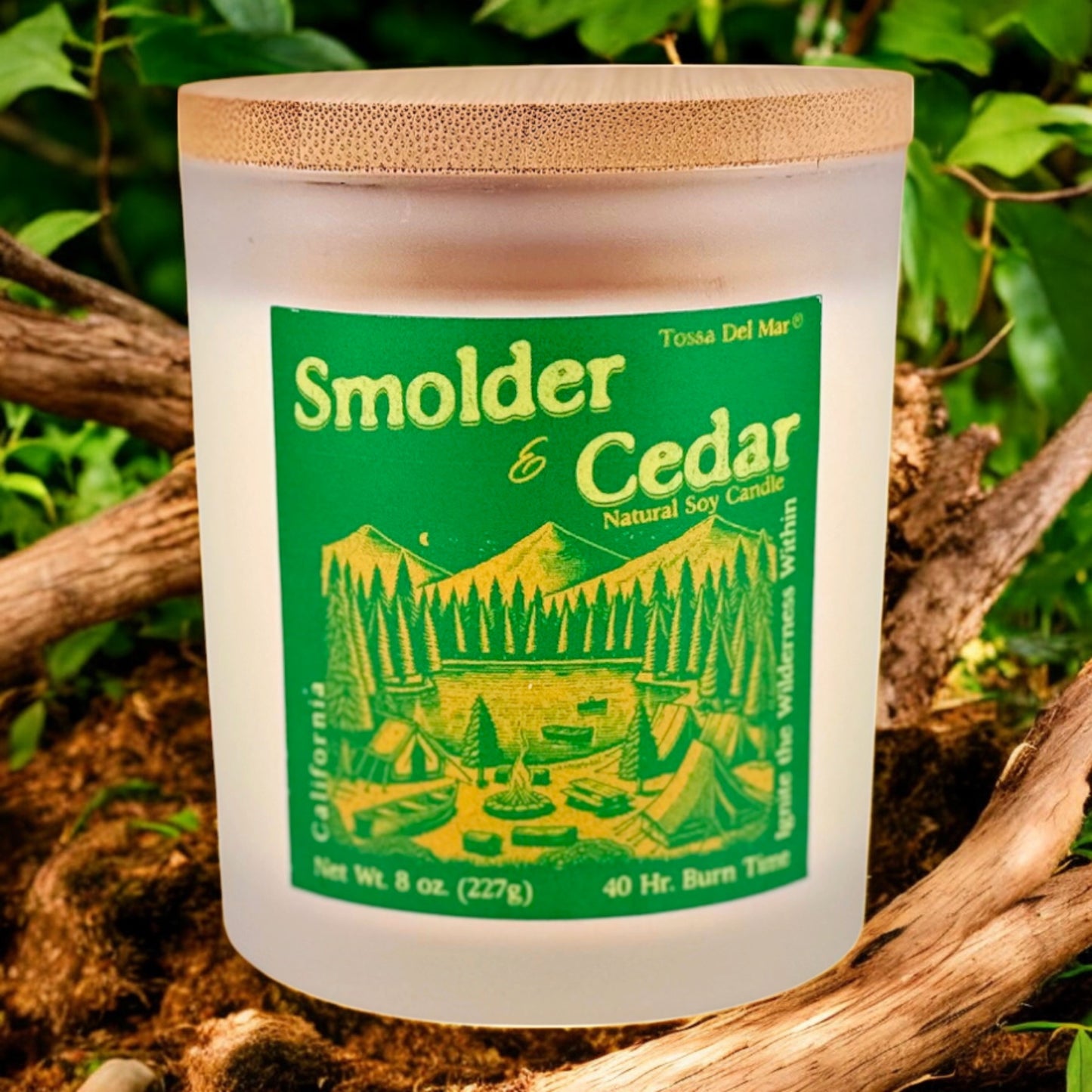 SMOLDER & CEDAR Soy Candle - Rekindle the Tranquil Dawn