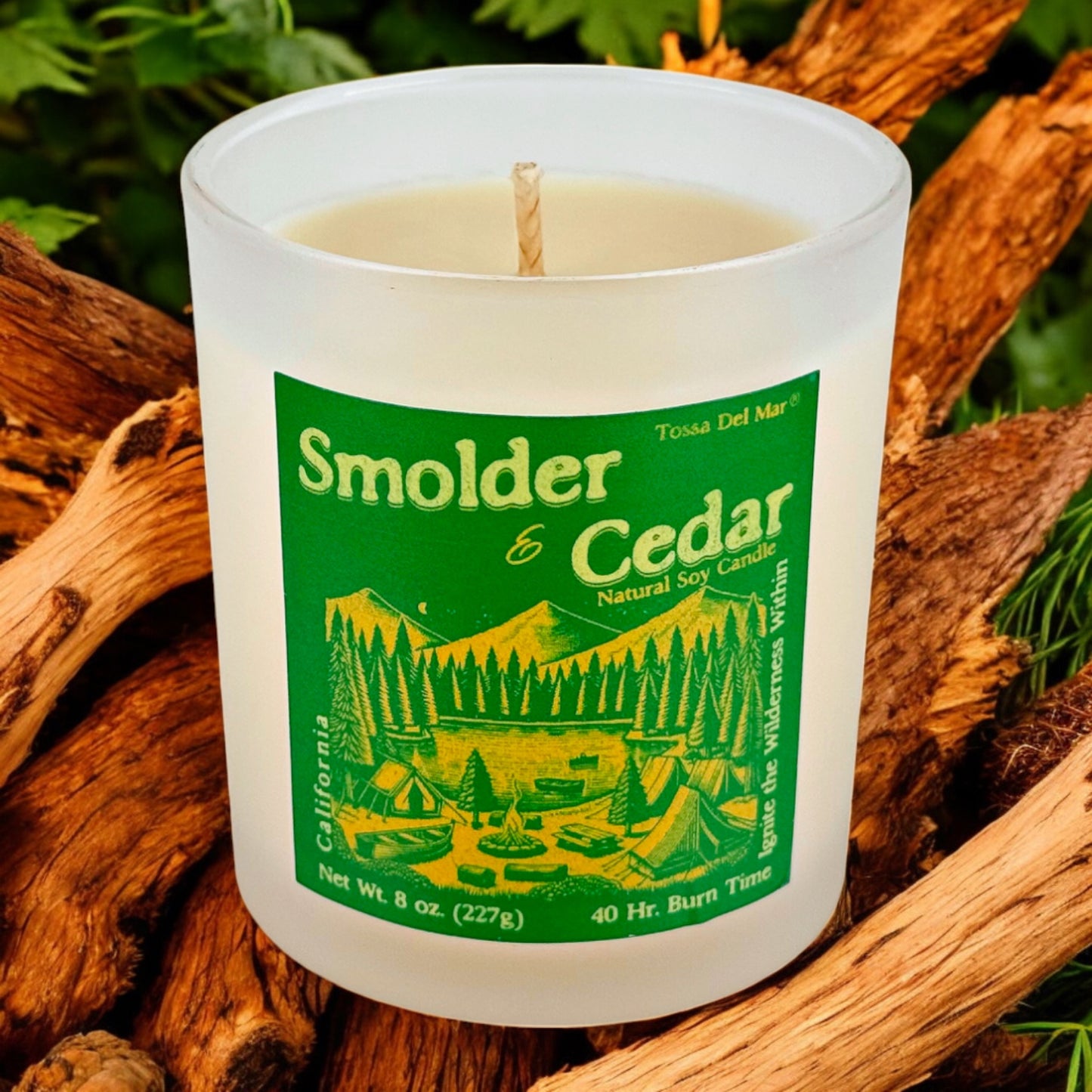 SMOLDER & CEDAR Soy Candle - Rekindle the Tranquil Dawn