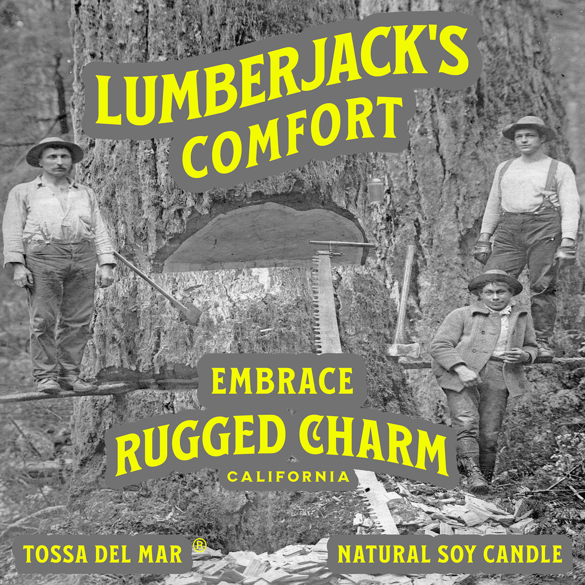LUMBERJACK'S COMFORT Soy Candle - Embrace Rugged Charm