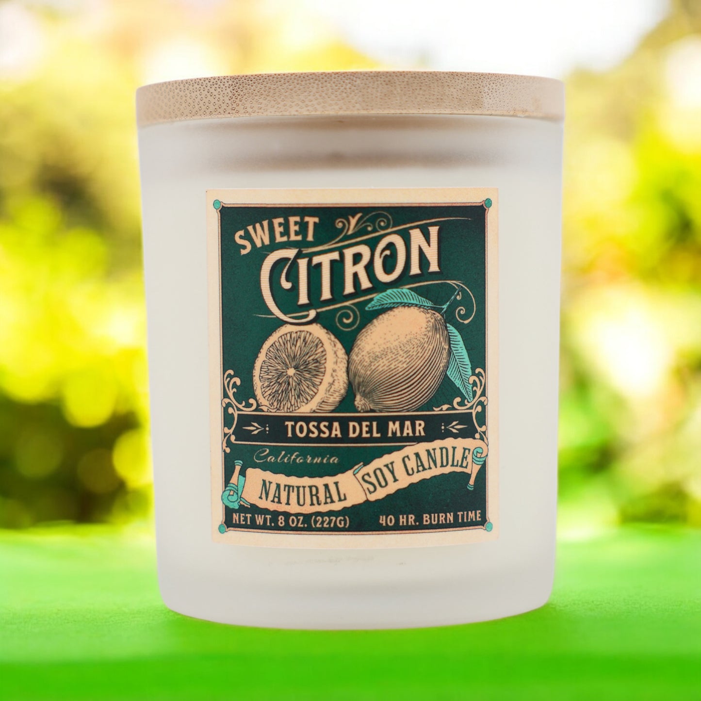 SWEET CITRON Soy Candle - Lighting Up Your Zest for Life