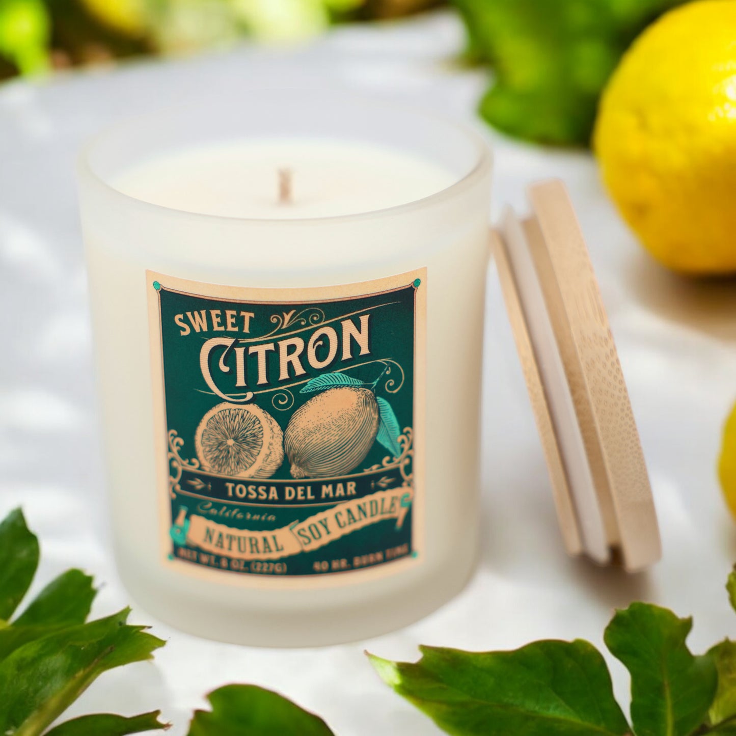 SWEET CITRON Soy Candle - Lighting Up Your Zest for Life