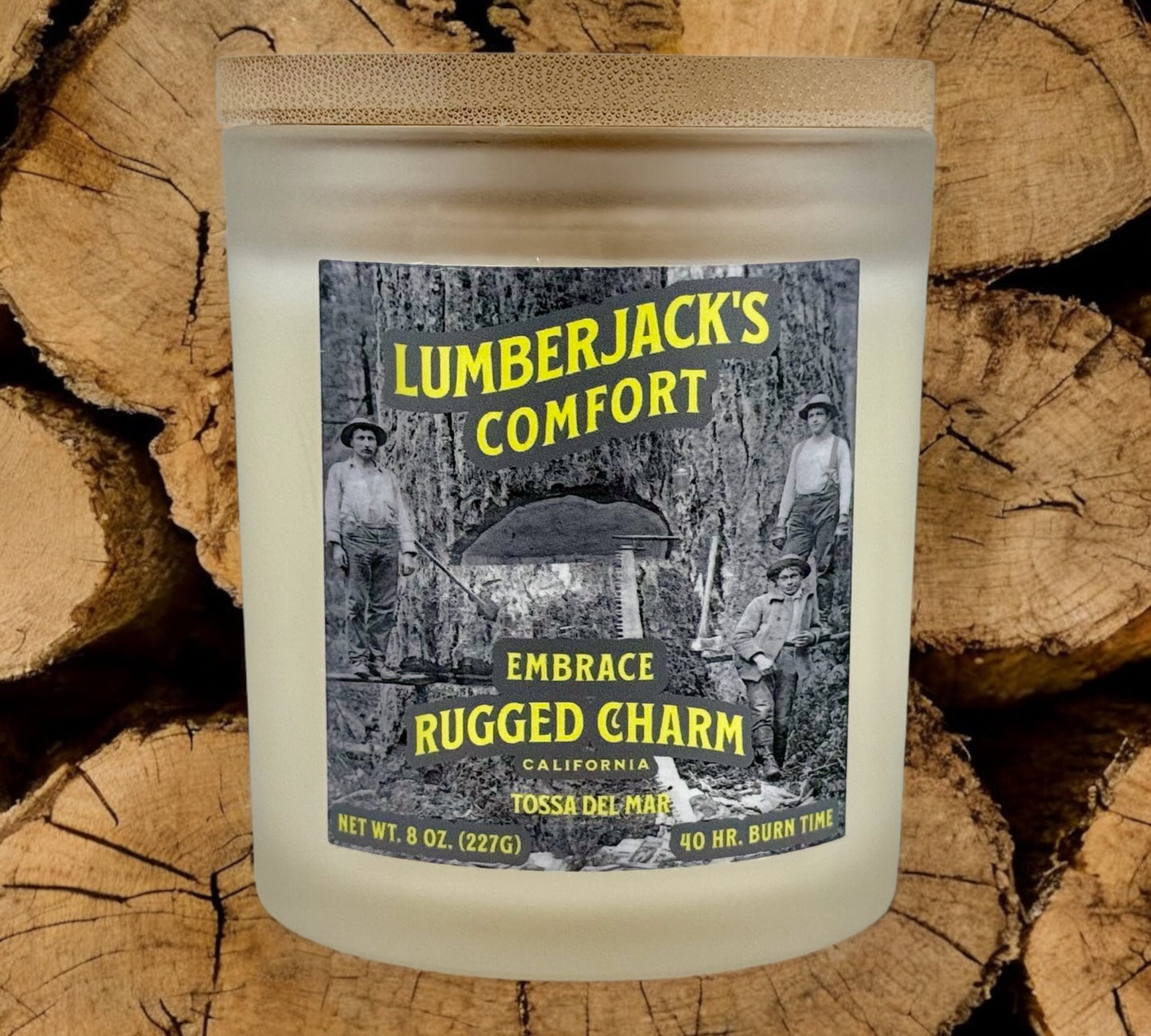 LUMBERJACK'S COMFORT Soy Candle - Embrace Rugged Charm