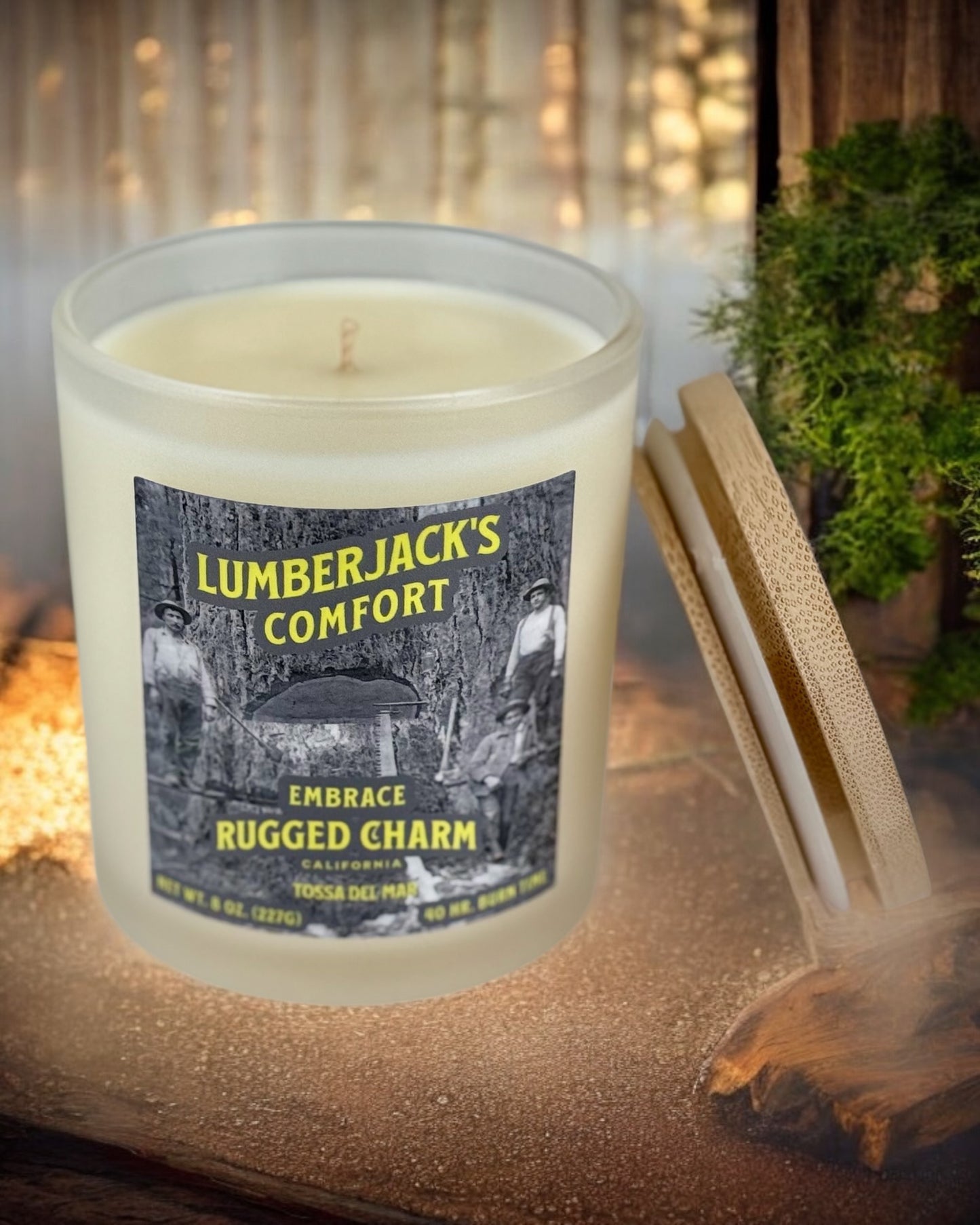 LUMBERJACK'S COMFORT Soy Candle - Embrace Rugged Charm