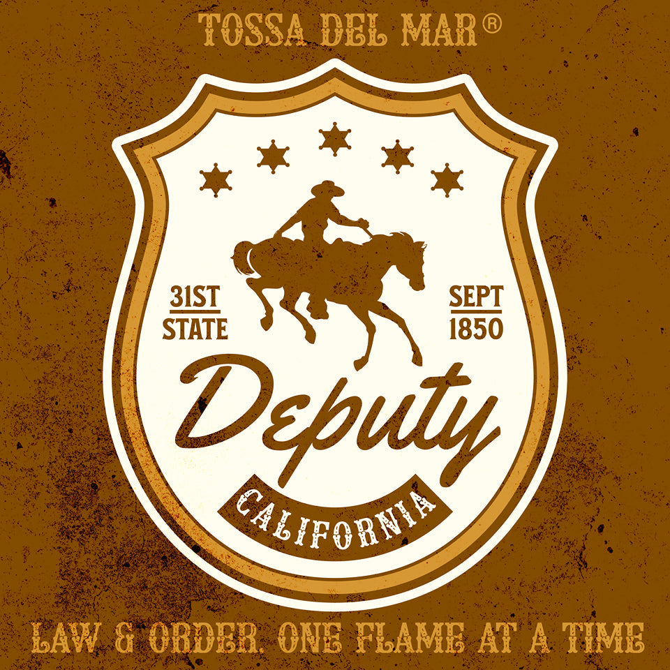DEPUTY Natural Soy Candle - Commanding Presence in Every Flicker