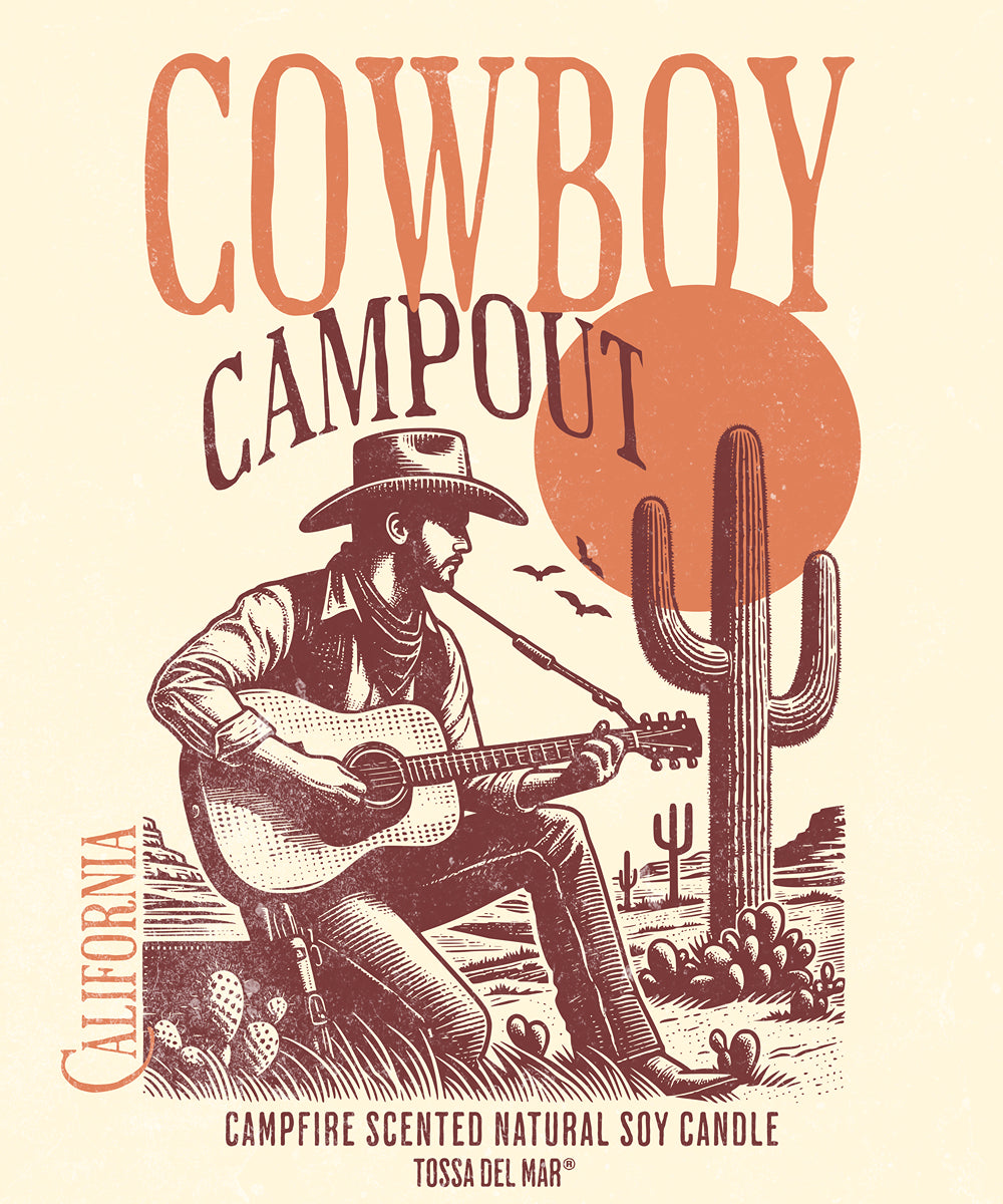 COWBOY CAMPOUT Campfire-Scented Soy Candle