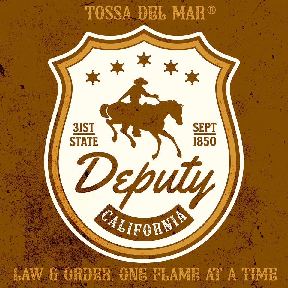 DEPUTY Natural Soy Candle - Commanding Presence in Every Flicker