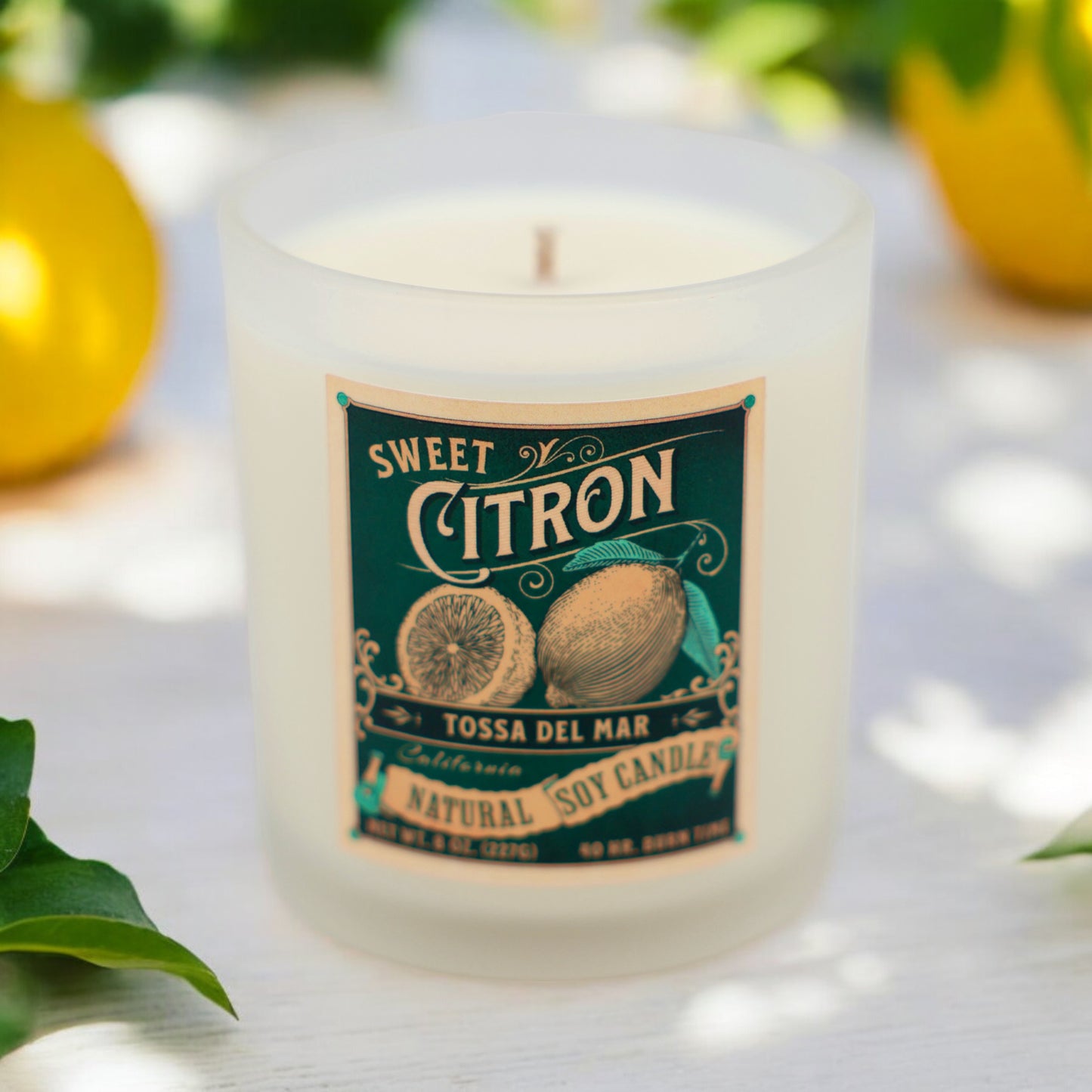 SWEET CITRON Soy Candle