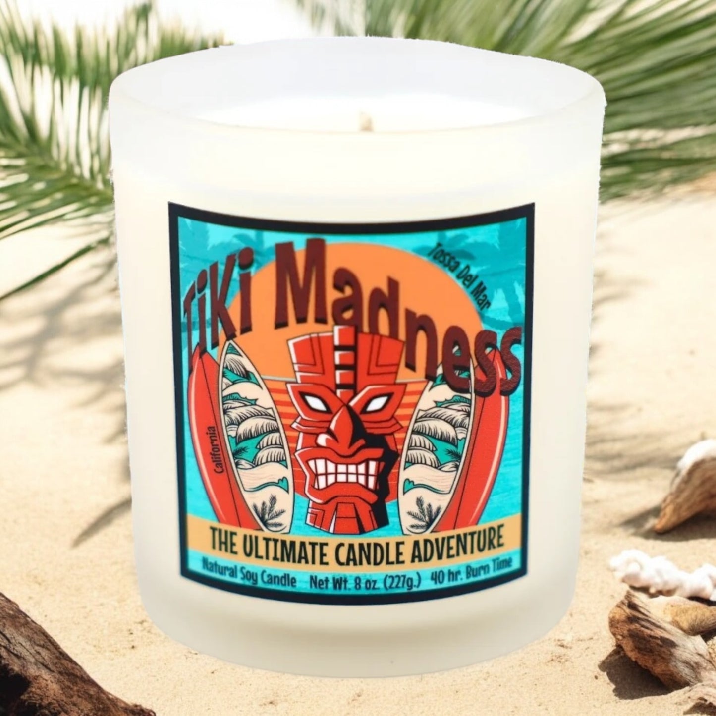 TIKI MADNESS - The Ultimate Candle Adventure TROPICAL Scent Soy Candle