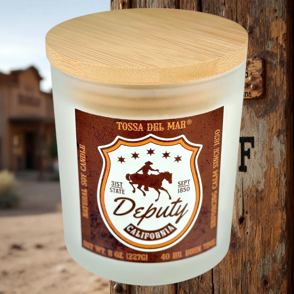 DEPUTY Natural Soy Candle - Commanding Presence in Every Flicker