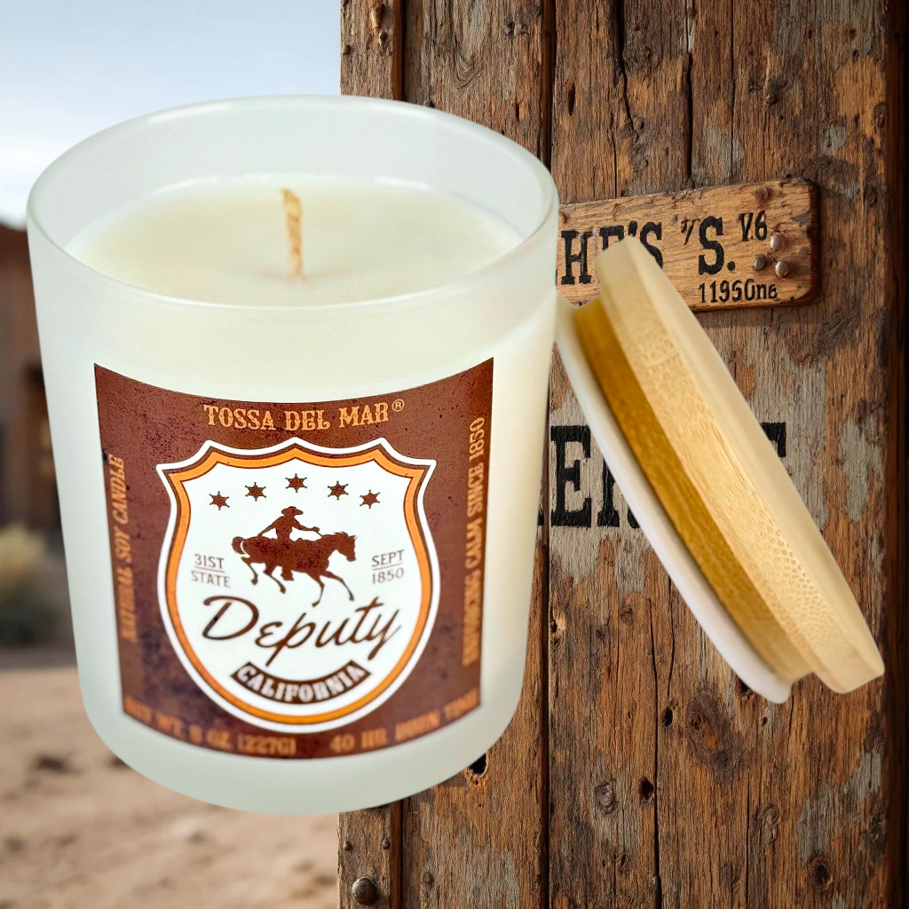 DEPUTY Natural Soy Candle - Commanding Presence in Every Flicker